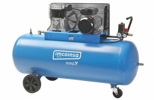 COMPRESOR IMCOINSA ADVANCE 4 HP 270 LITROS TRIFASICO - 04N445T Compresor Imcoinsa 4 hp deposito de 270 litros. Cabezales y motorización sobre-dimensionada. Ideal para trabajos de uso profesional en talleres de pintura, talleres de neumáticos, talleres de carpintería de madera.